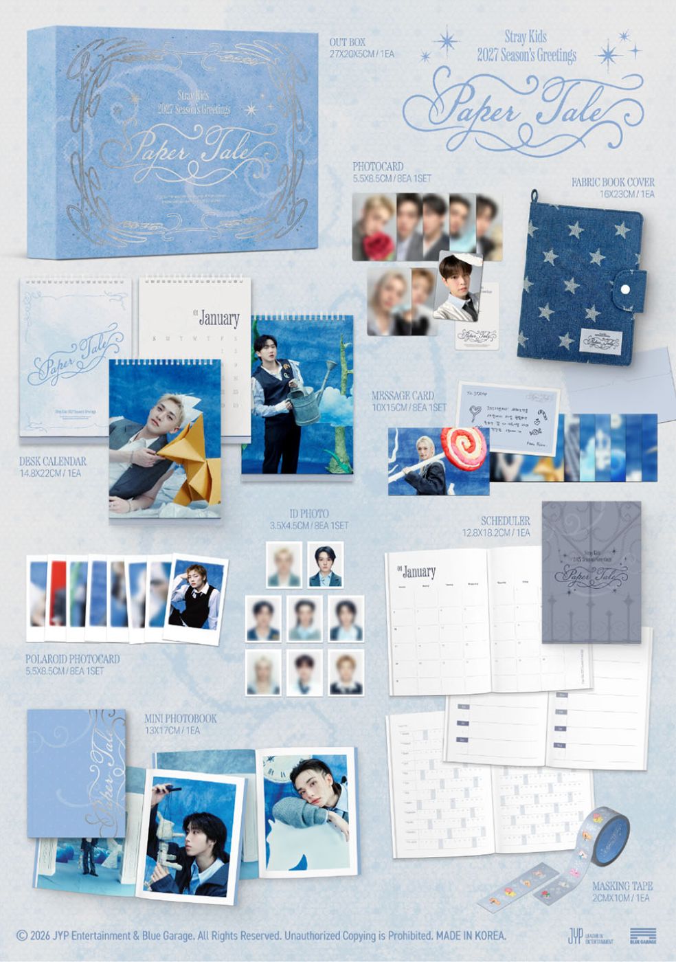 STRAY KIDS - 2027 SEASON'S GREETINGS (PAPER TALE) Nolae