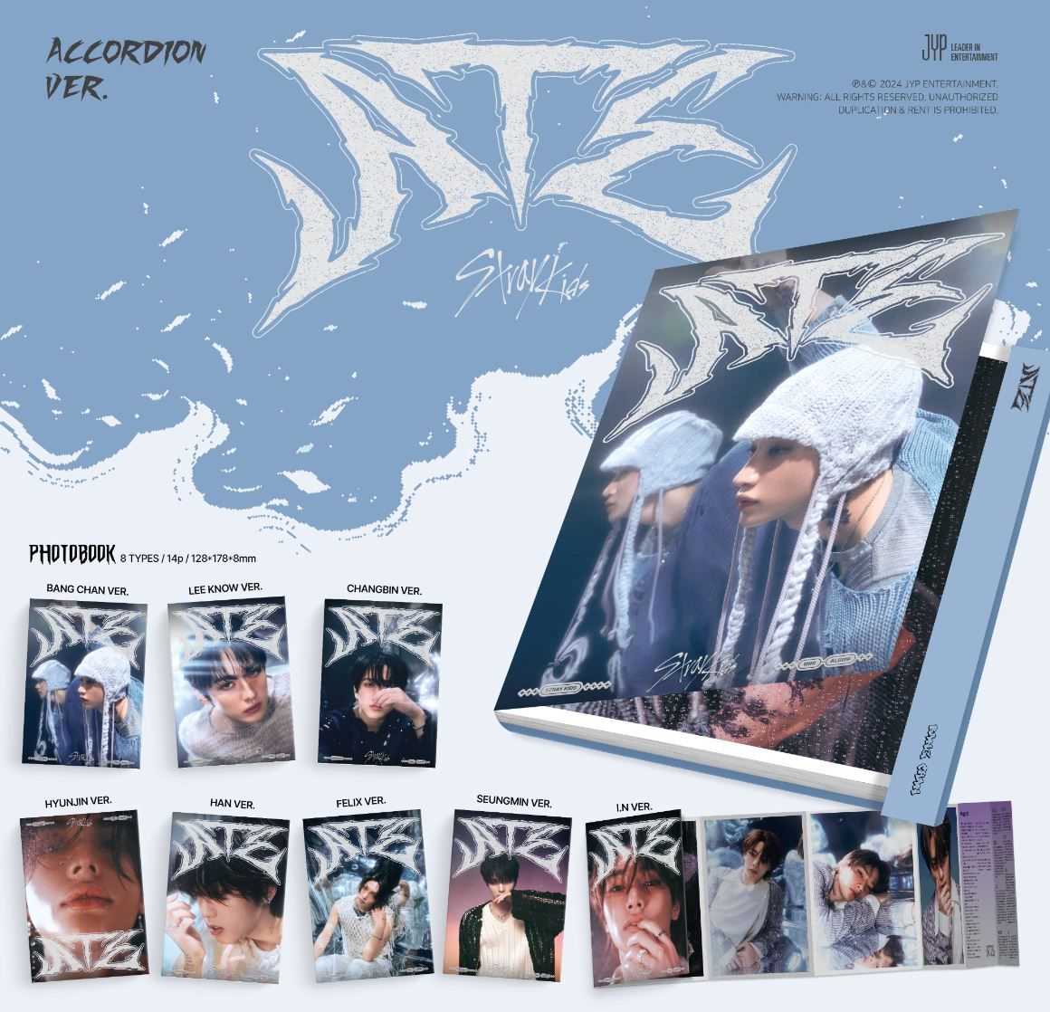 STRAY KIDS - ATE (9TH MINI ALBUM) ACCORDION VER. Nolae