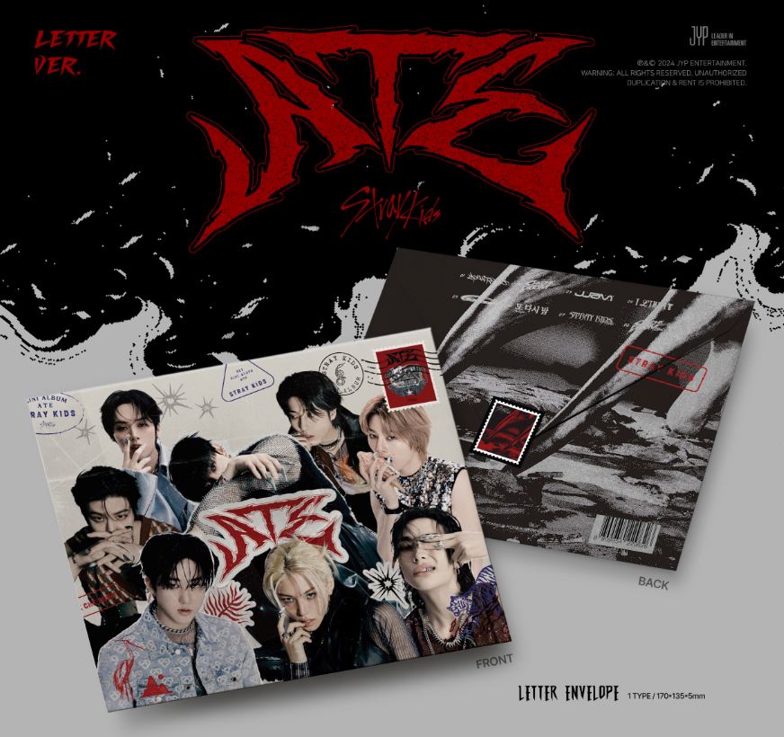 STRAY KIDS - ATE (9TH MINI ALBUM) LETTER VER. + Soundwave Photocard Nolae