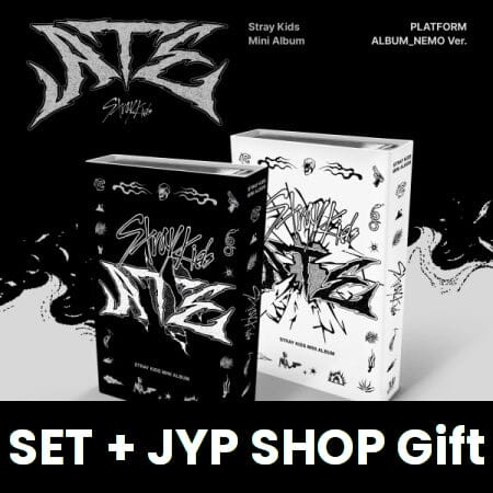 STRAY KIDS - ATE (9TH MINI ALBUM) PLATFORM ALBUM NEMO VER. SET + JYP SHOP Gift Nolae