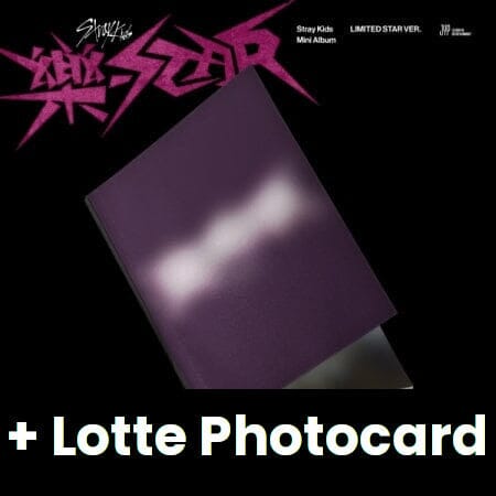 Stray Kids - ROCK-STAR (樂-STAR) LIMITED STAR VER. + Lotte Photocard Nolae