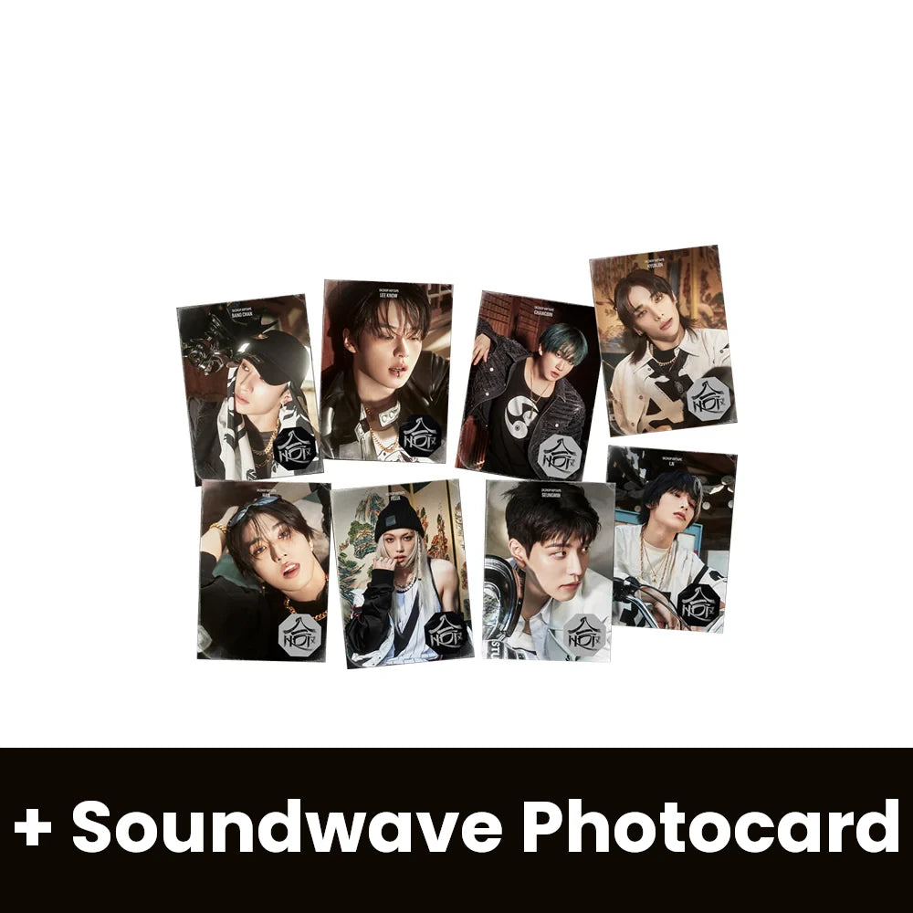 STRAY KIDS - SKZHOP HIPTAPE ‘合 (HOP)’ (ACCORDION VER.) + Soundwave Photocard Nolae