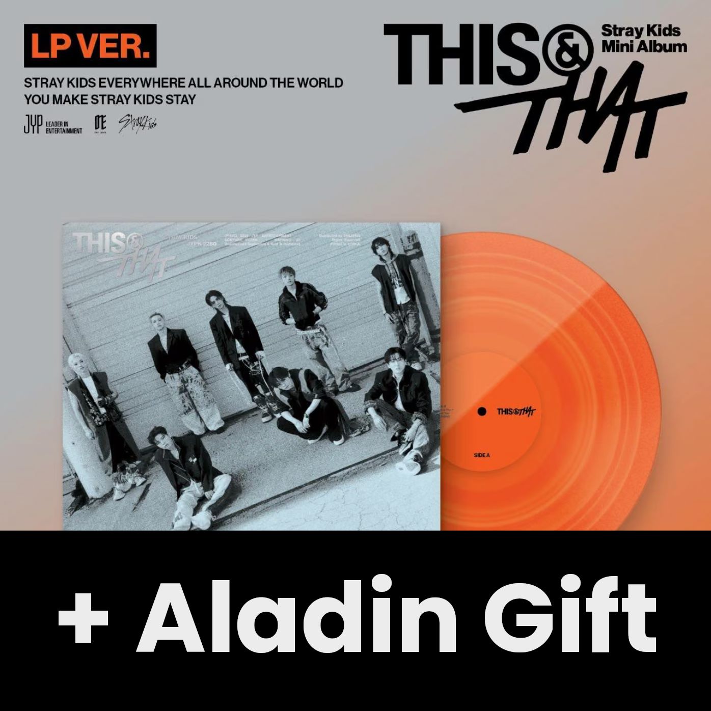 STRAY KIDS - THIS & THAT (LP VER.) (LIMITED) + Aladin Gift Nolae