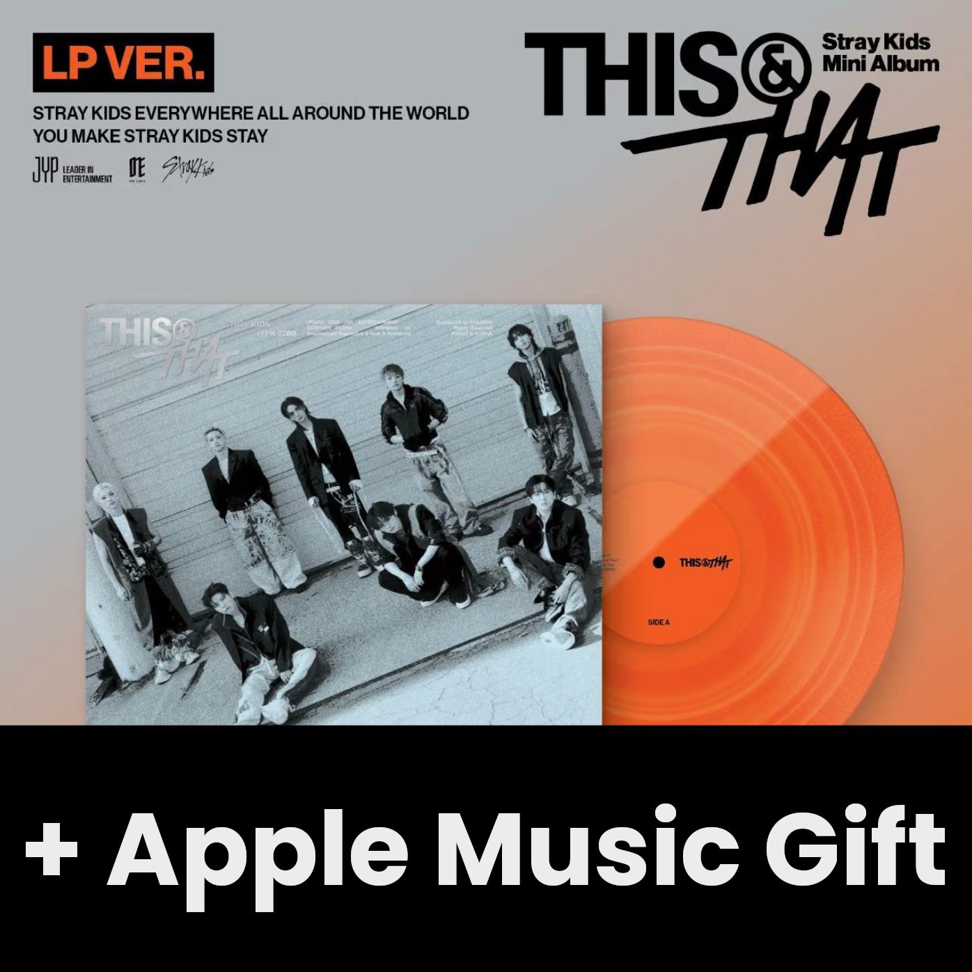 STRAY KIDS - THIS & THAT (LP VER.) (LIMITED) + Apple Music Gift Nolae