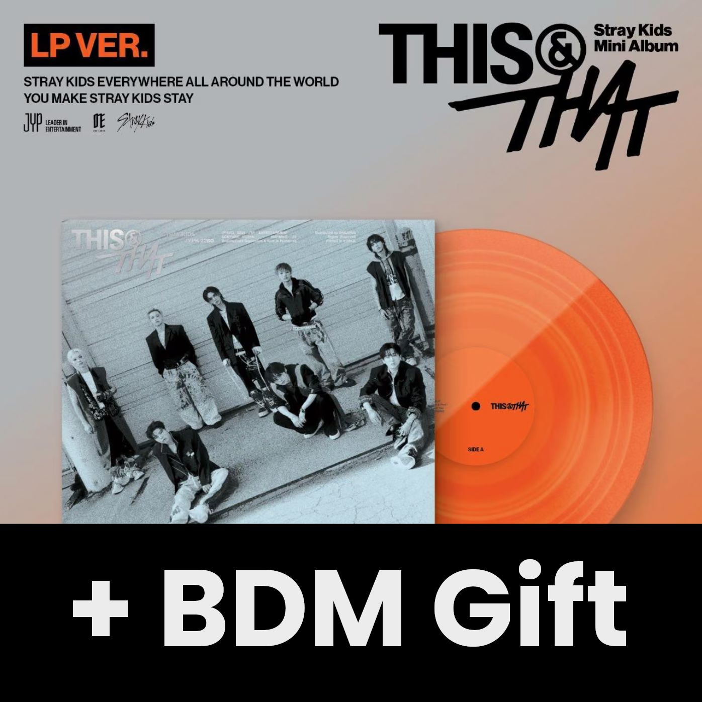 STRAY KIDS - THIS & THAT (LP VER.) (LIMITED) + BDM Gift Nolae