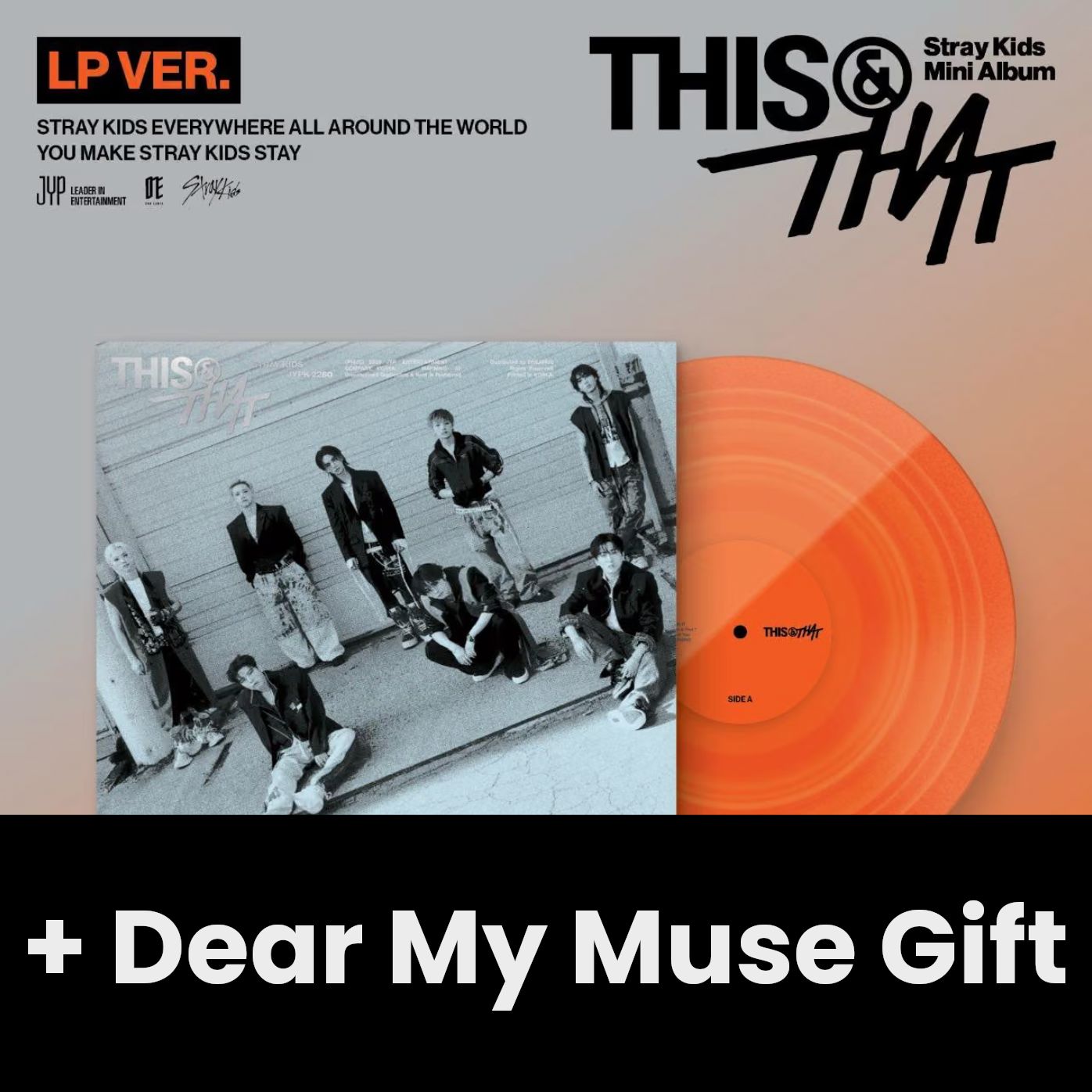 STRAY KIDS - THIS & THAT (LP VER.) (LIMITED) + Dear My Muse Gift Nolae