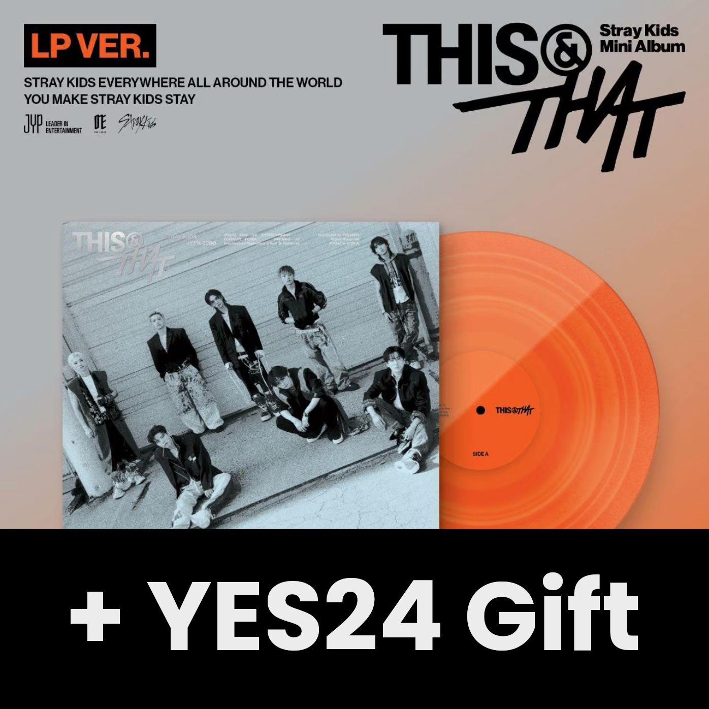 STRAY KIDS - THIS & THAT (LP VER.) (LIMITED) + YES24 Gift Nolae