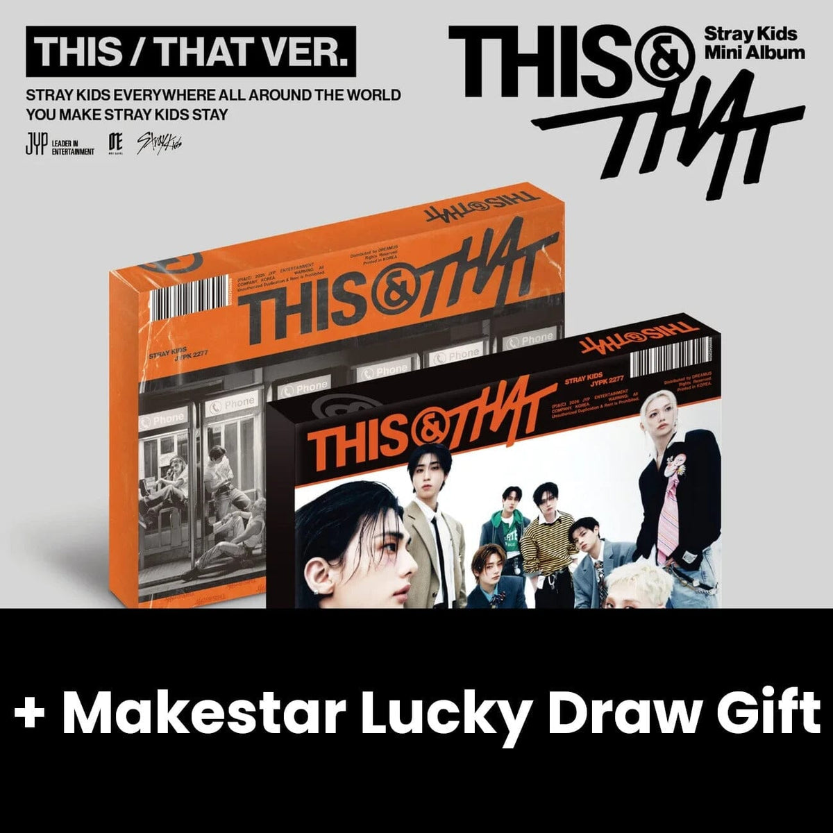 STRAY KIDS - THIS & THAT + Makestar Lucky Draw Gift Nolae