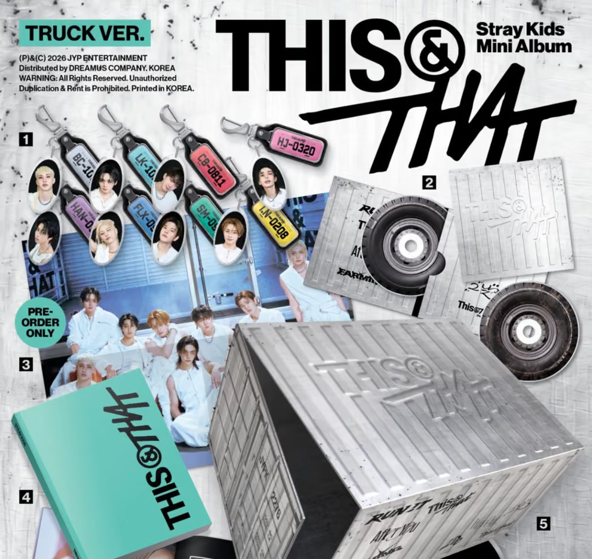 STRAY KIDS - THIS & THAT (TRUCK VER.) (LIMITED) + Aladin Gift Nolae