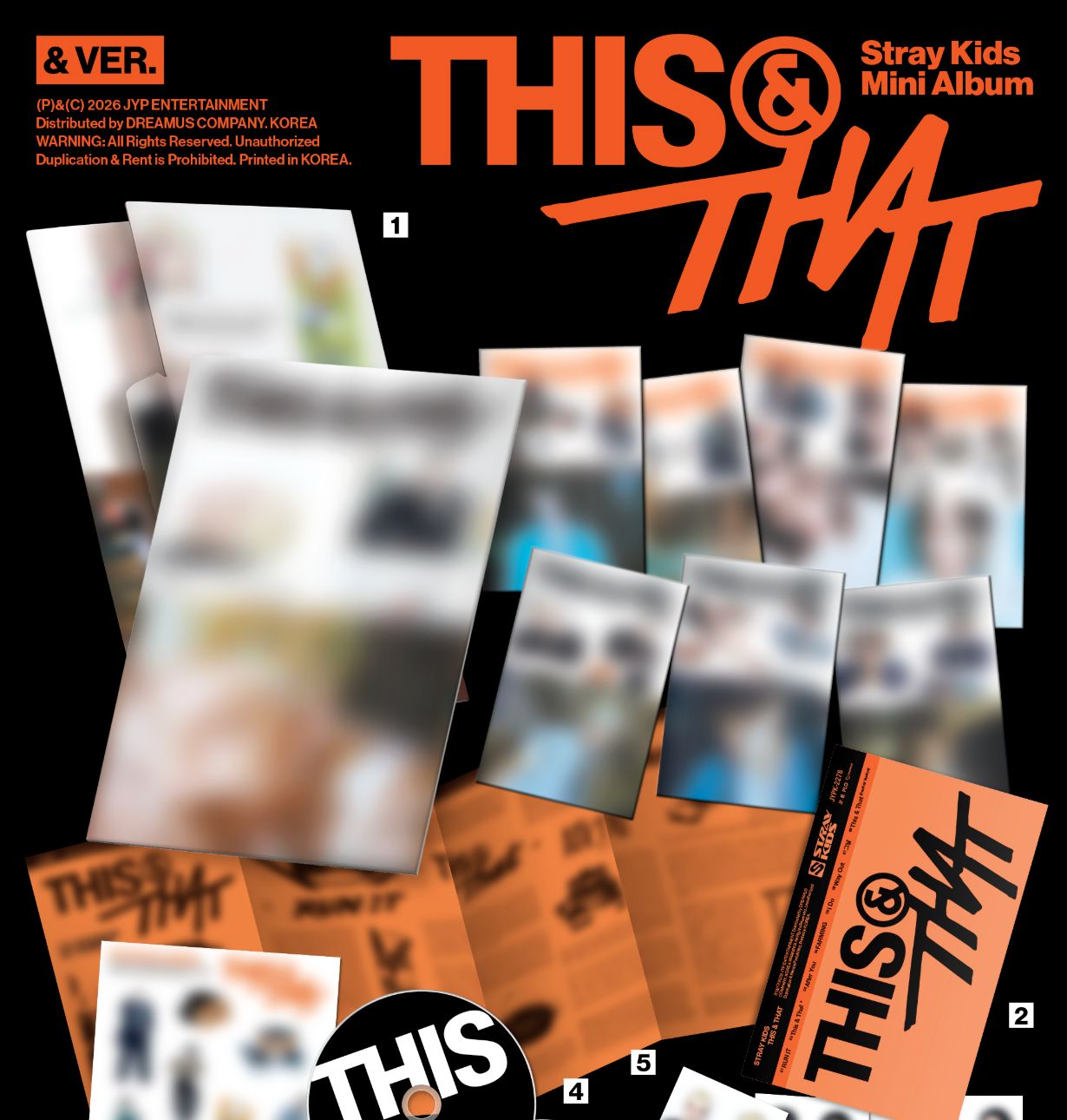 STRAY KIDS - THIS & THAT (& VER.) + Apple Music Gift Nolae
