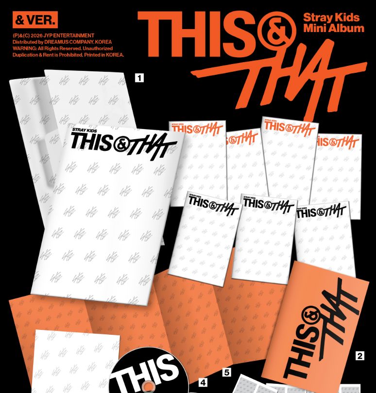 STRAY KIDS - THIS & THAT (& VER.) Nolae