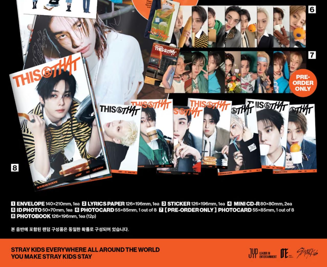 STRAY KIDS - THIS & THAT (& VER.) + Sony Music Gift Nolae