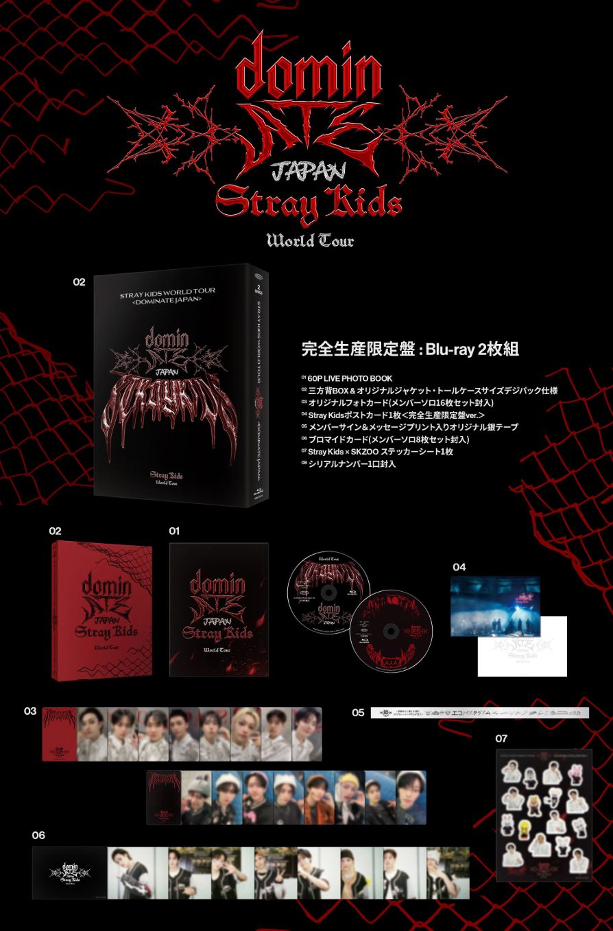 STRAY KIDS - WORLD TOUR 'DOMINATE JAPAN' (BLU-RAY) Nolae