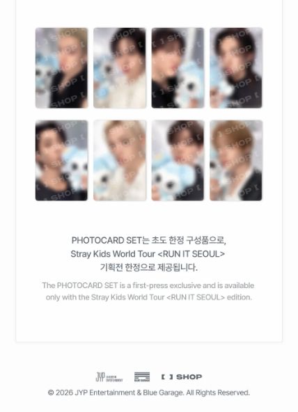 STRAY KIDS - WORLD TOUR 'RUN IT' MD 2 Nolae