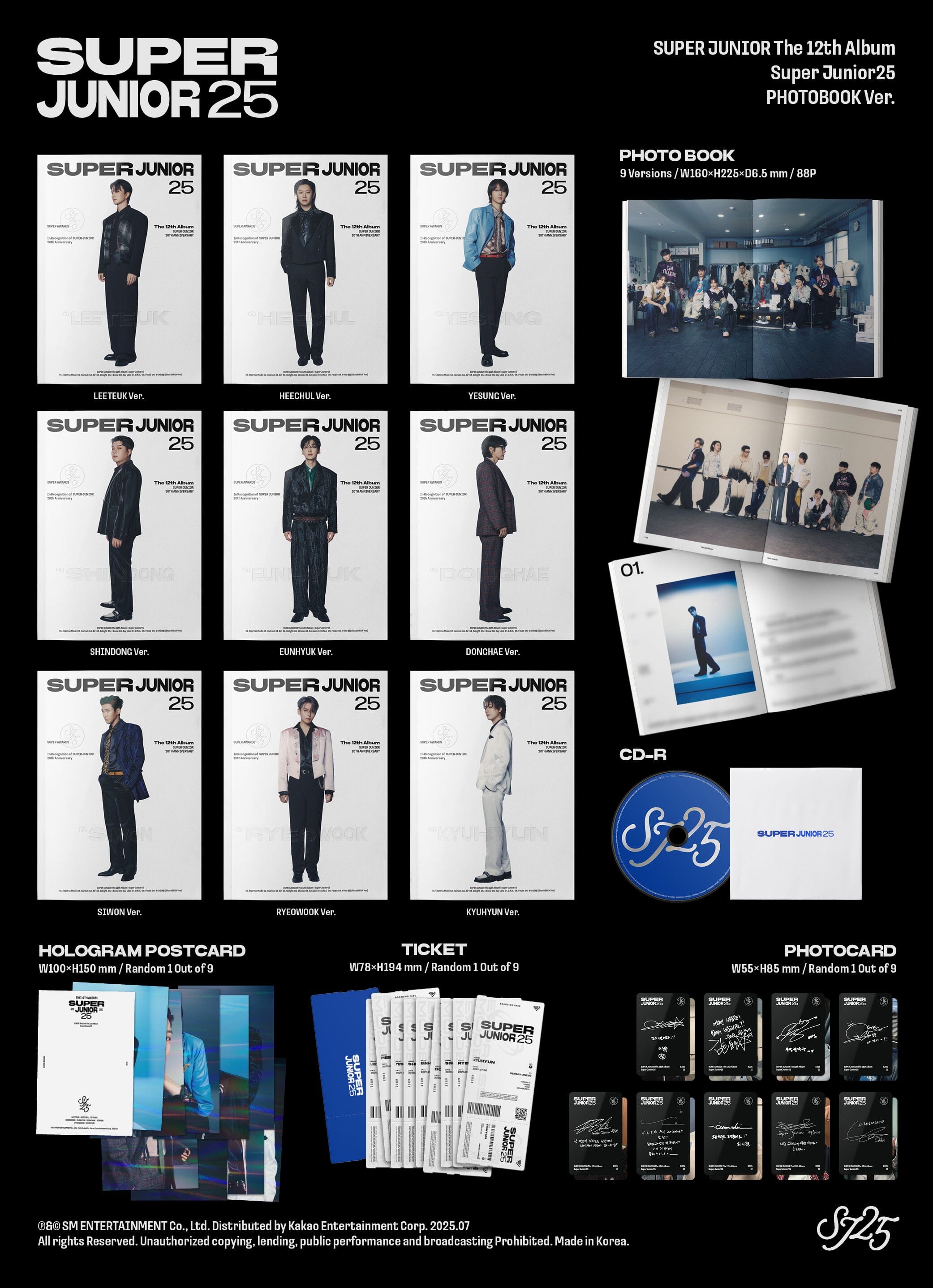 SUPER JUNIOR - SUPER JUNIOR25 (PHOTOBOOK VER.) Nolae