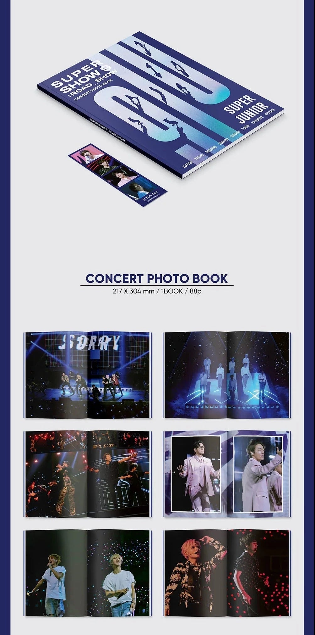 SUPER JUNIOR - SUPER SHOW 9 : ROAD_SHOW (CONCERT PHOTO BOOK) Nolae