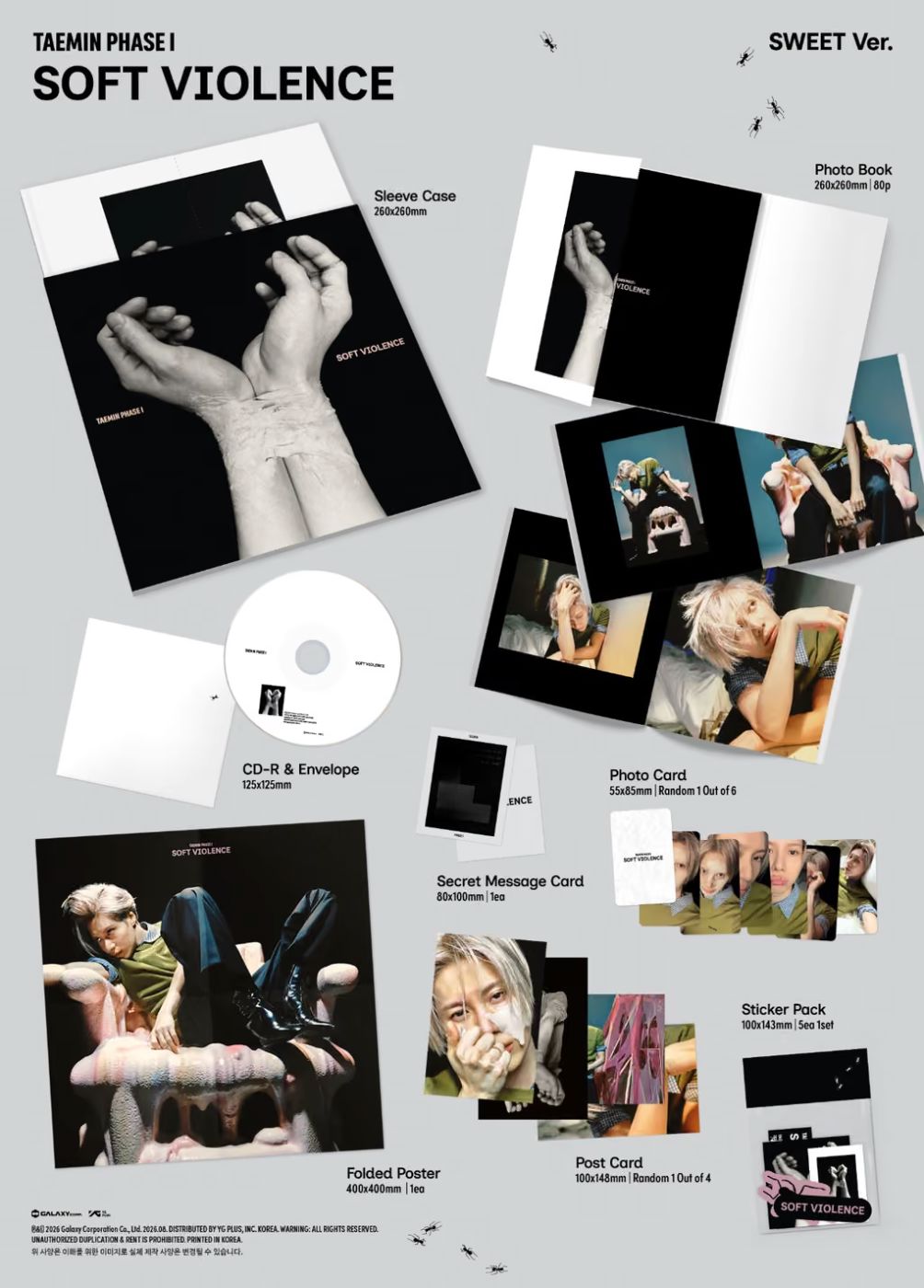 TAEMIN (SHINEE) - PHASE 1 : SOFT VIOLENCE (PHOTO BOOK VER.) Nolae