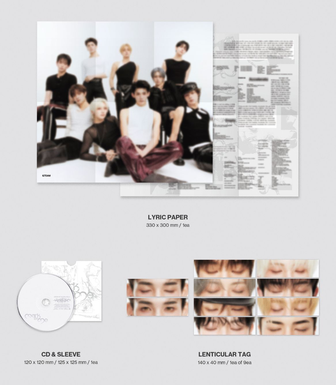 &TEAM - MARK ON ME (2ND KOREAN MINI ALBUM) (SOLO VER.) Nolae