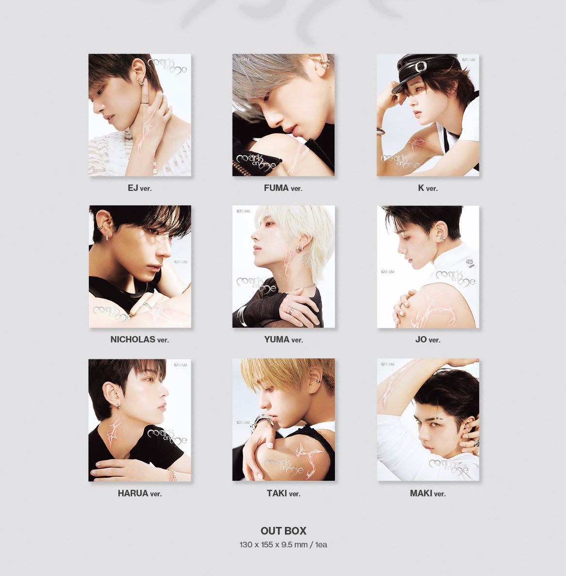 &TEAM - MARK ON ME (2ND KOREAN MINI ALBUM) (SOLO VER.) Nolae
