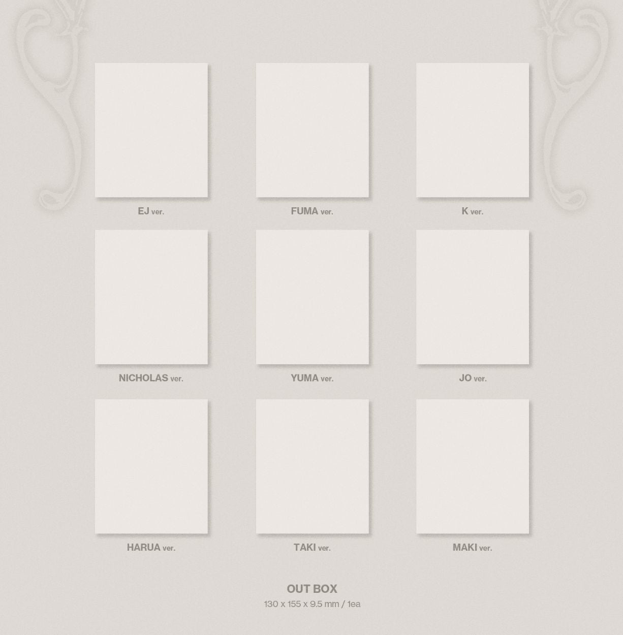 &TEAM - MARK ON ME (2ND KOREAN MINI ALBUM) (SOLO VER.) SET + EARLY-BIRD Weverse Gift Nolae