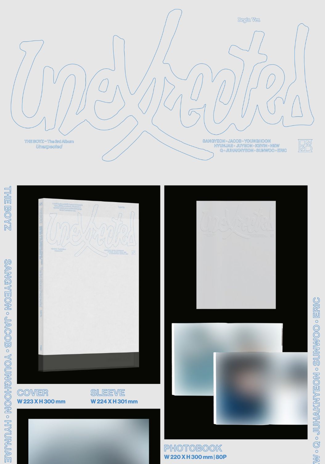 THE BOYZ - UNEXPECTED (PHOTOBOOK VER.) + Weverse Gift Nolae