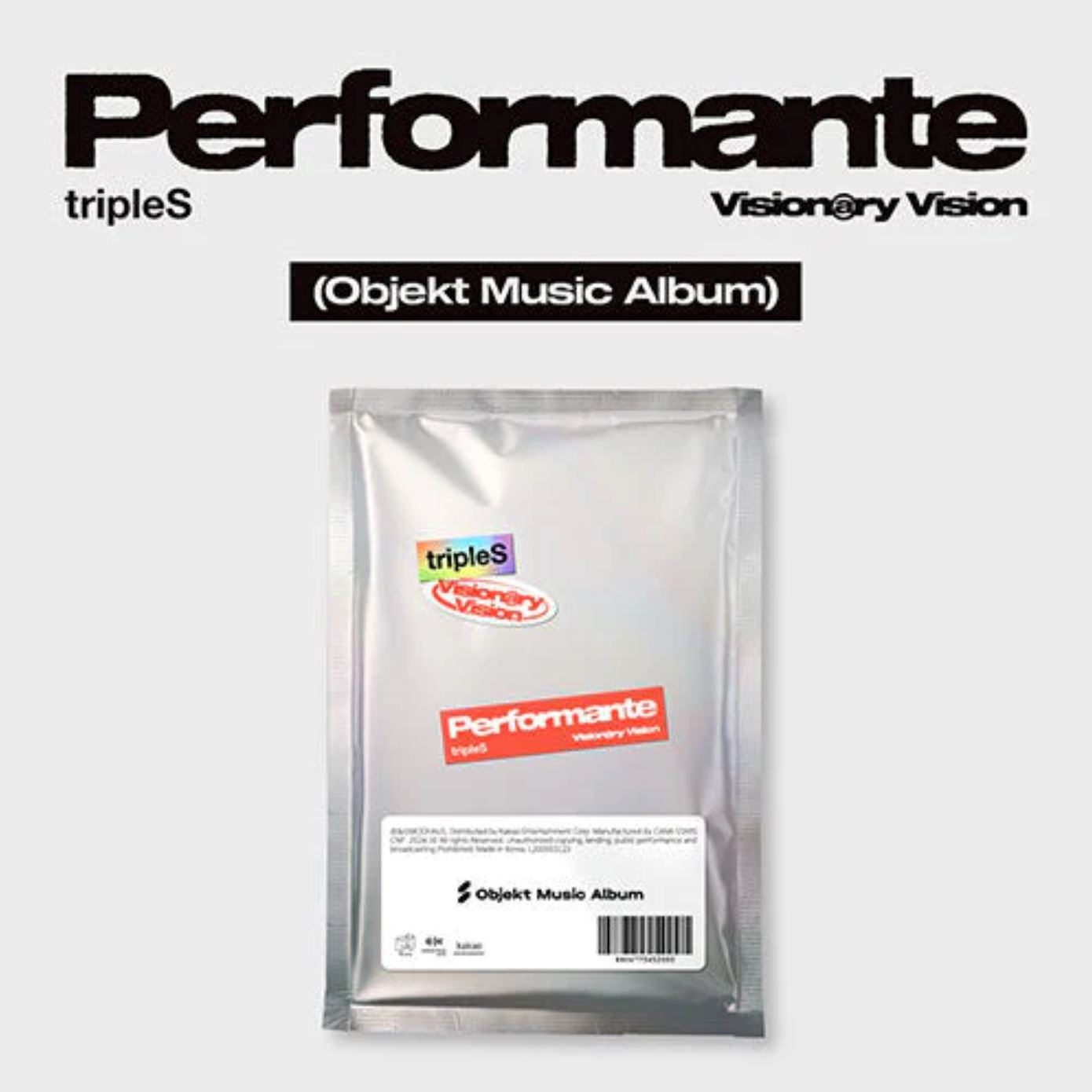 TRIPLE S - VISIONARY VISION <PERFORMANTE> (OBJEKT MUSIC ALBUM) Nolae