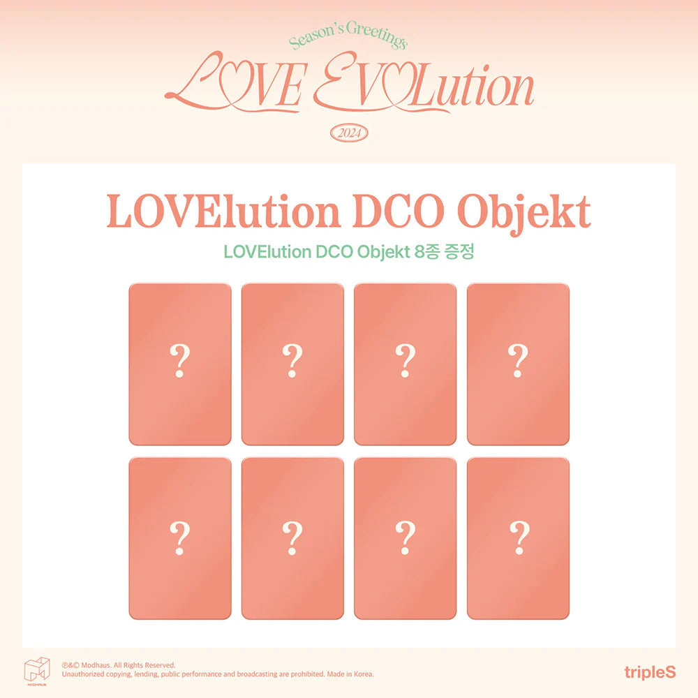 TRIPLES - 2024 SEASON'S GREETINGS (LOVE EVOLUTION) Nolae