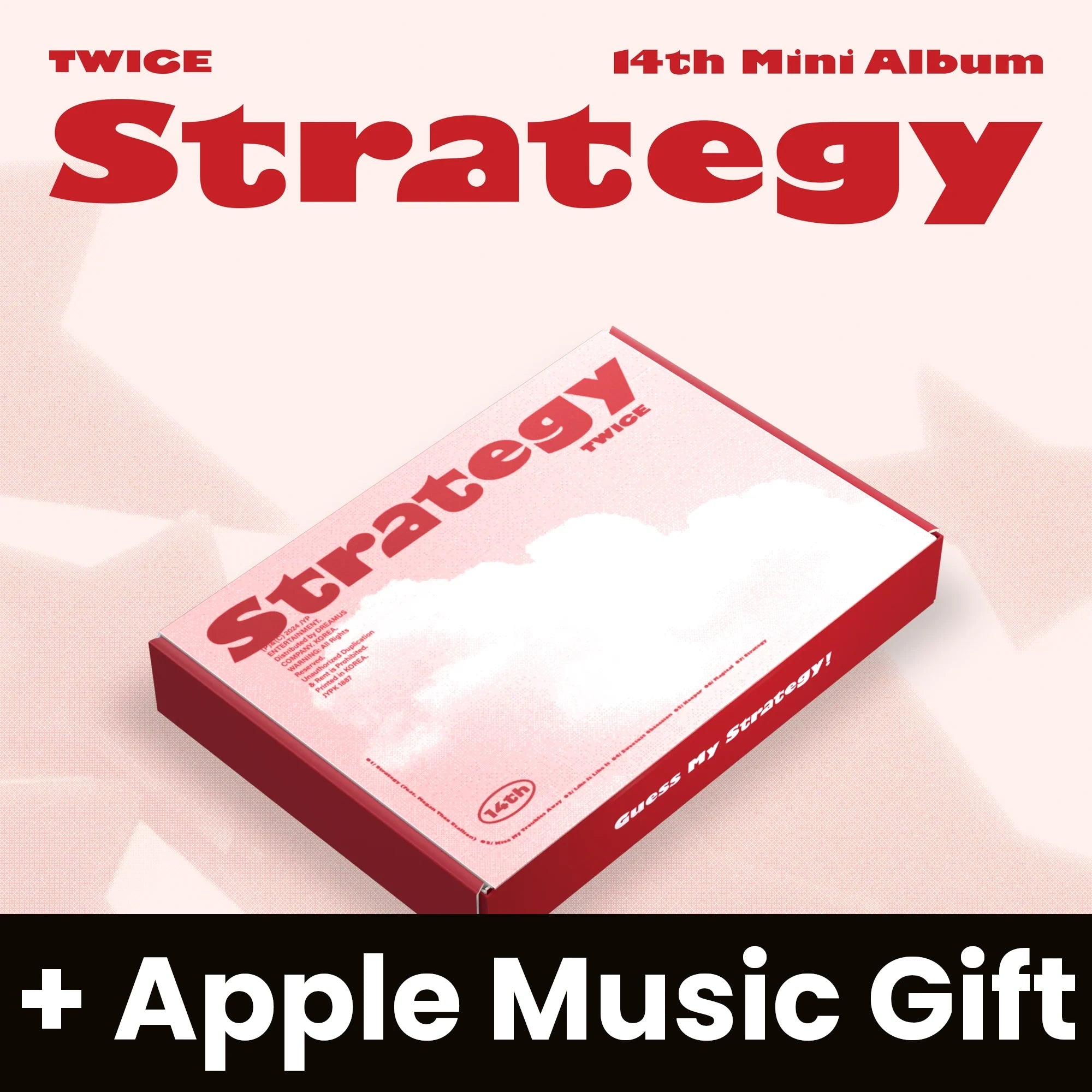 TWICE - STRATEGY SET + Apple Music Gift Nolae