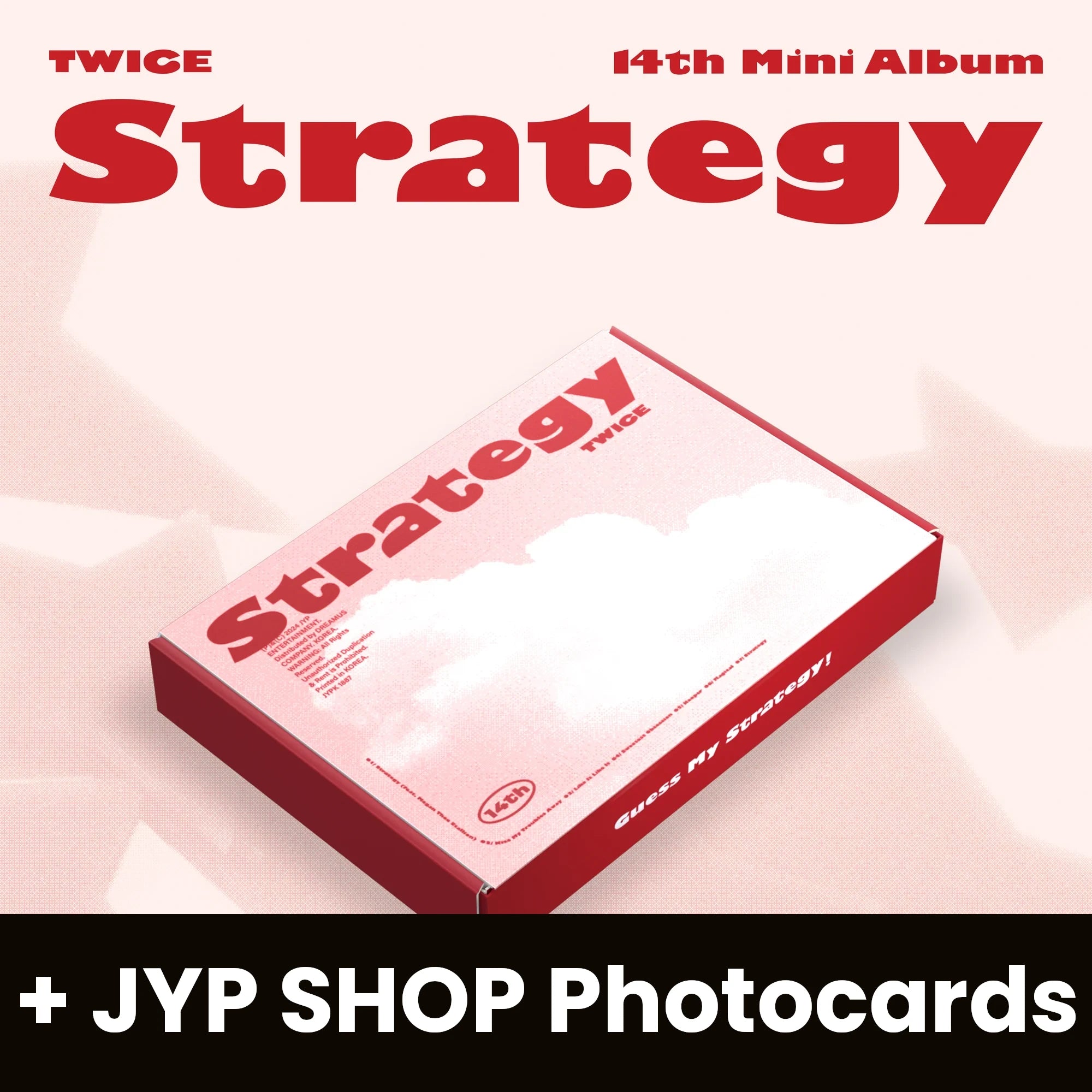 TWICE - STRATEGY SET + JYP SHOP Photocards Nolae