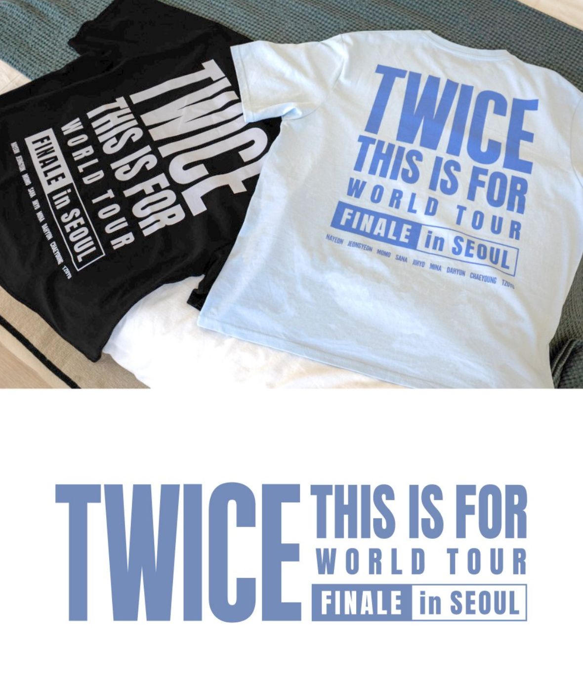 TWICE - T-SHIRT (2026 THIS IS FOR WORLD TOUR FINALE IN SEOUL MD) Nolae