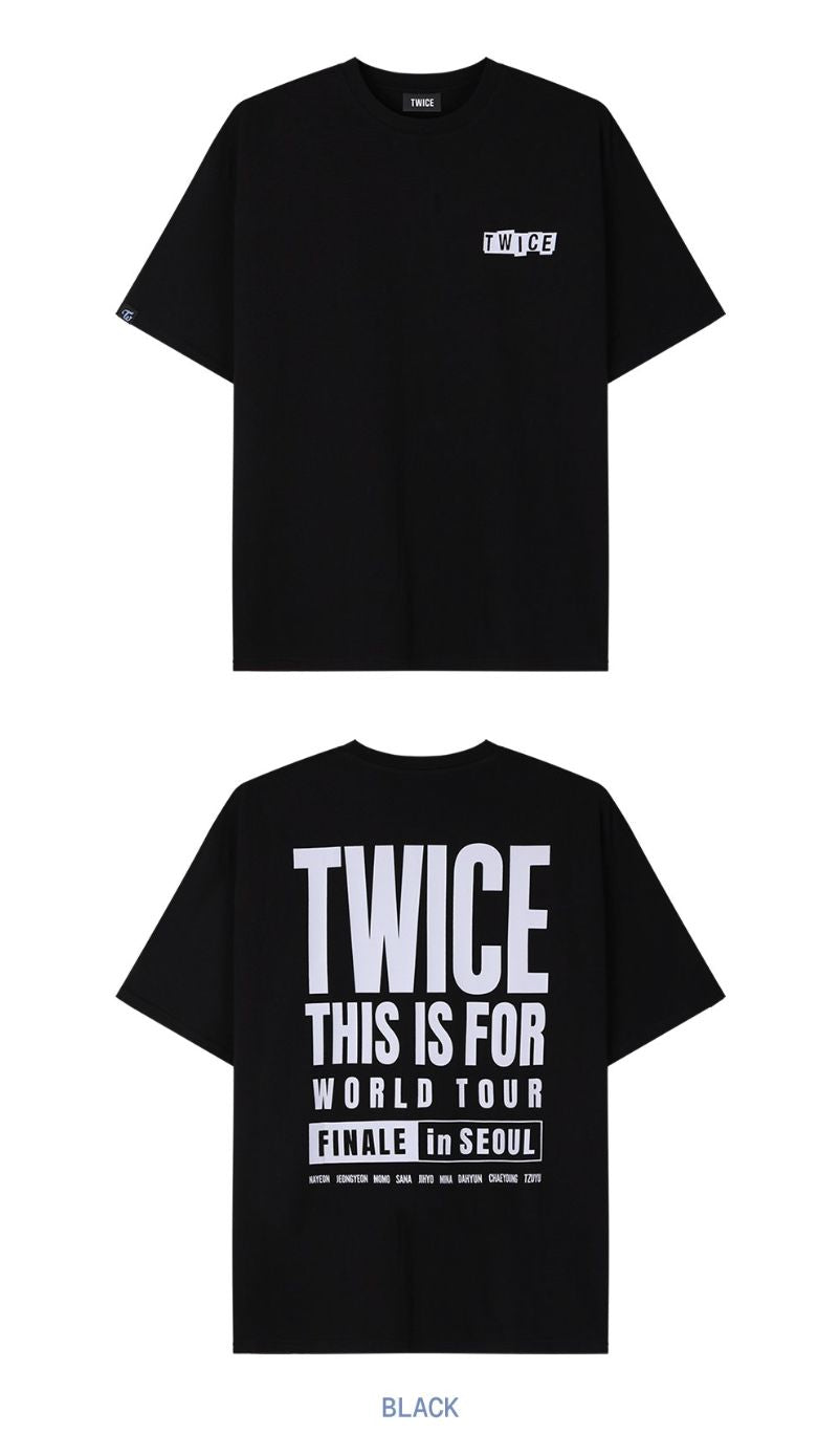 TWICE - T-SHIRT (2026 THIS IS FOR WORLD TOUR FINALE IN SEOUL MD) Nolae