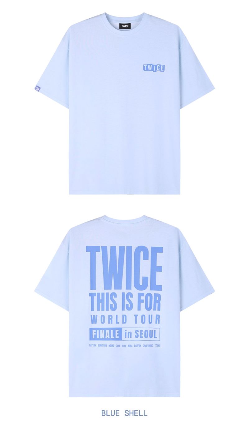TWICE - T-SHIRT (2026 THIS IS FOR WORLD TOUR FINALE IN SEOUL MD) Nolae