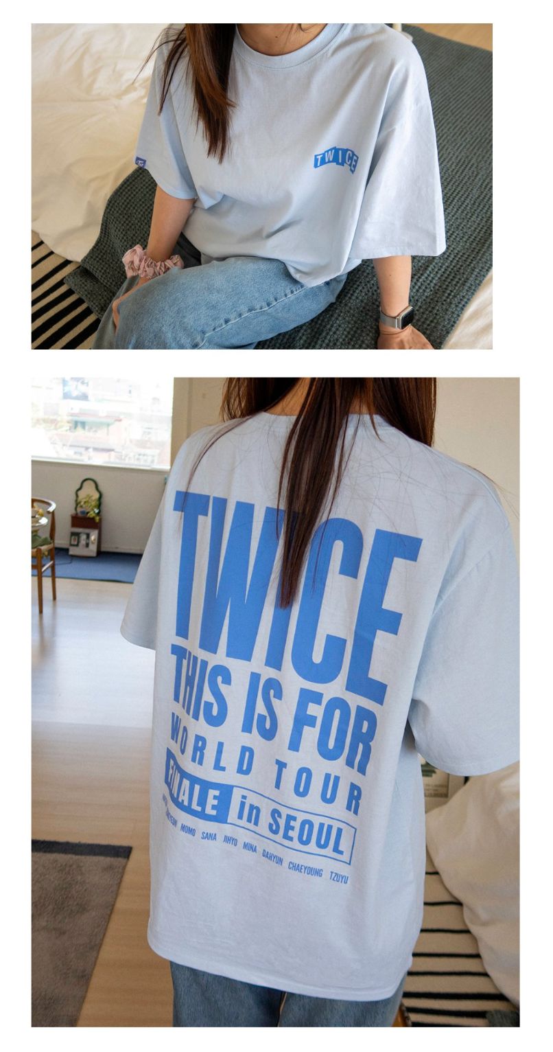 TWICE - T-SHIRT (2026 THIS IS FOR WORLD TOUR FINALE IN SEOUL MD) Nolae