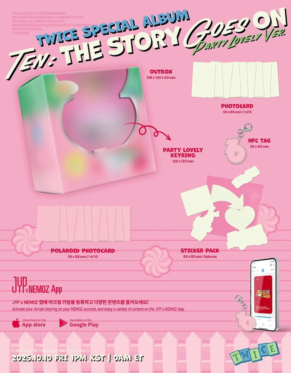 TWICE - TEN : THE STORY GOES ON (PARTY LOVELY VERSION) Nolae