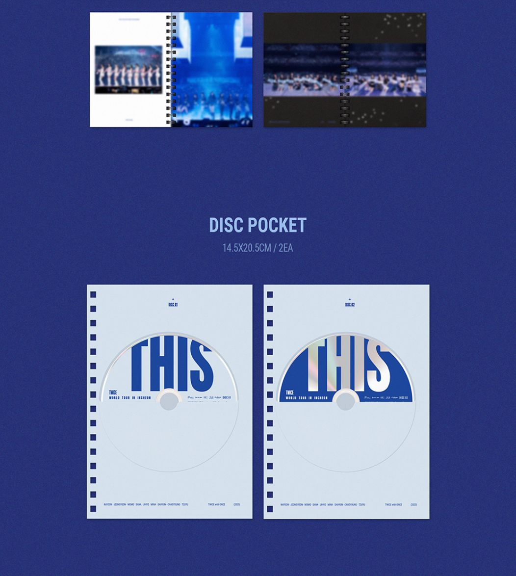 TWICE - 'THIS IS FOR' WORLD TOUR IN INCHEON (DVD & BLU-RAY) + Original Ticket Nolae