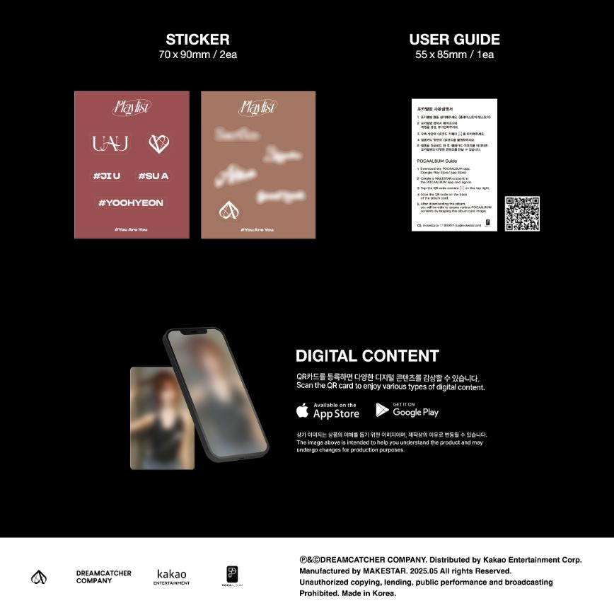 UAU (DREAMCATCHER) - PLAYLIST #YOU ARE YOU (POCA ALBUM) Nolae