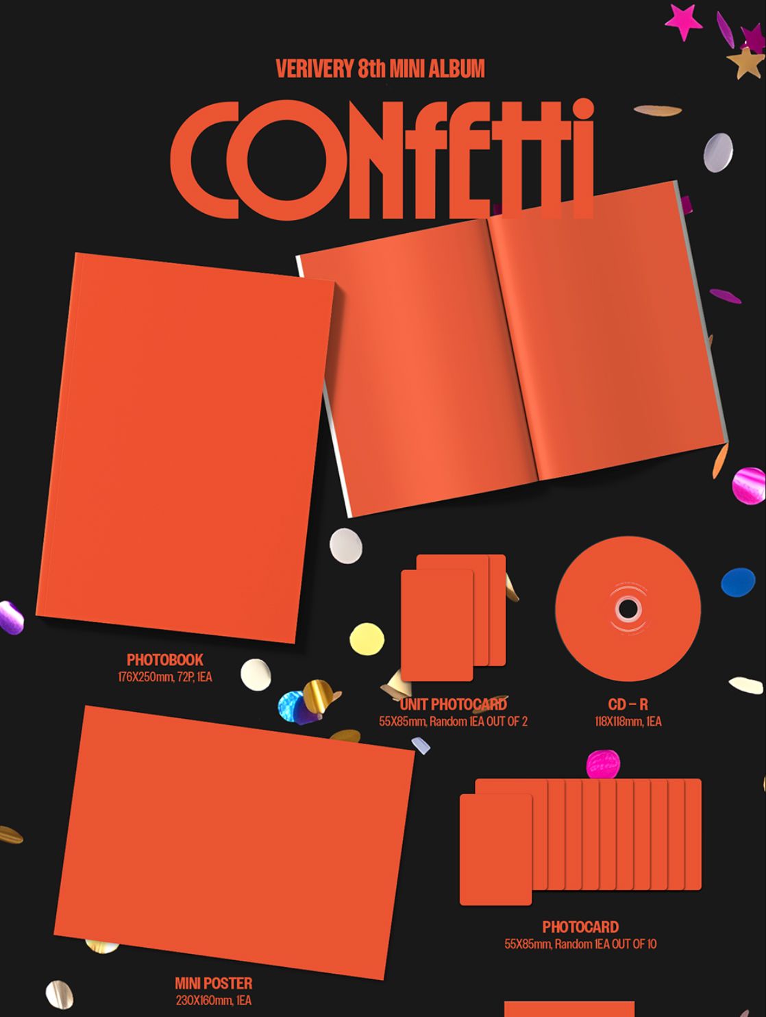 VERIVERY - CONFETTI (PHOTOBOOK VER.) Nolae