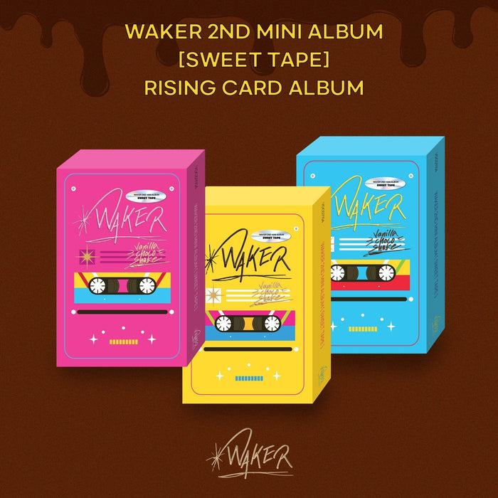 WAKER - SWEET TAPE (2ND MINI ALBUM) RISING CARD ALBUM Nolae