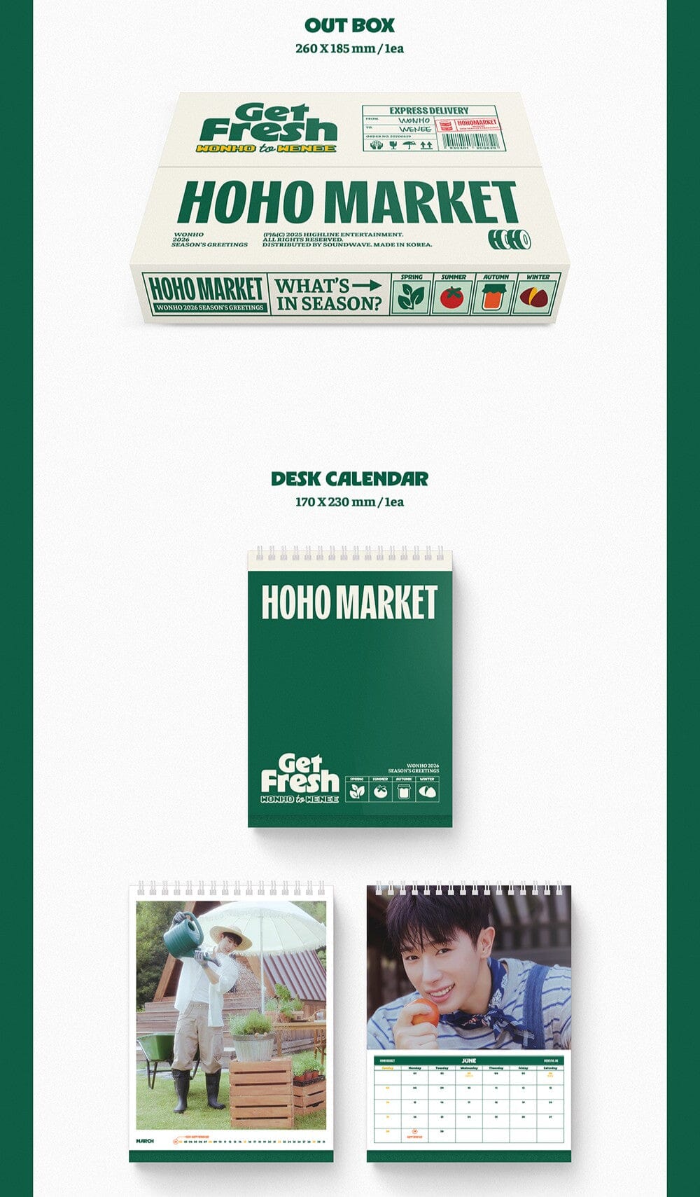 WONHO - 2026 SEASON'S GREETINGS Nolae