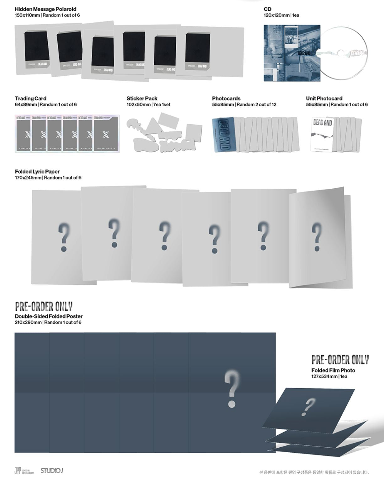 XDINARY HEROES - DEAD AND (PHOTOBOOK VER.) + Apple Music Gift Nolae