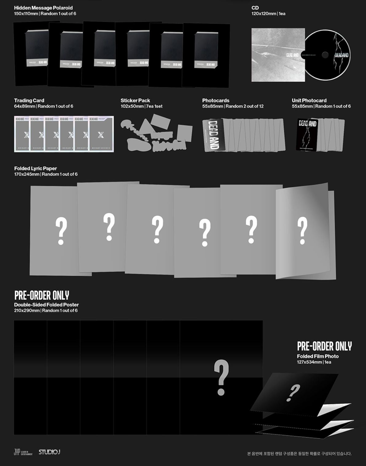 XDINARY HEROES - DEAD AND (PHOTOBOOK VER.) + Apple Music Gift Nolae