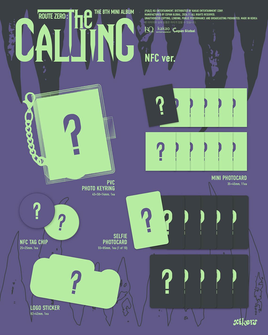 XIKERS - ROUTE ZERO : THE CALLING (NFC VER.) Nolae