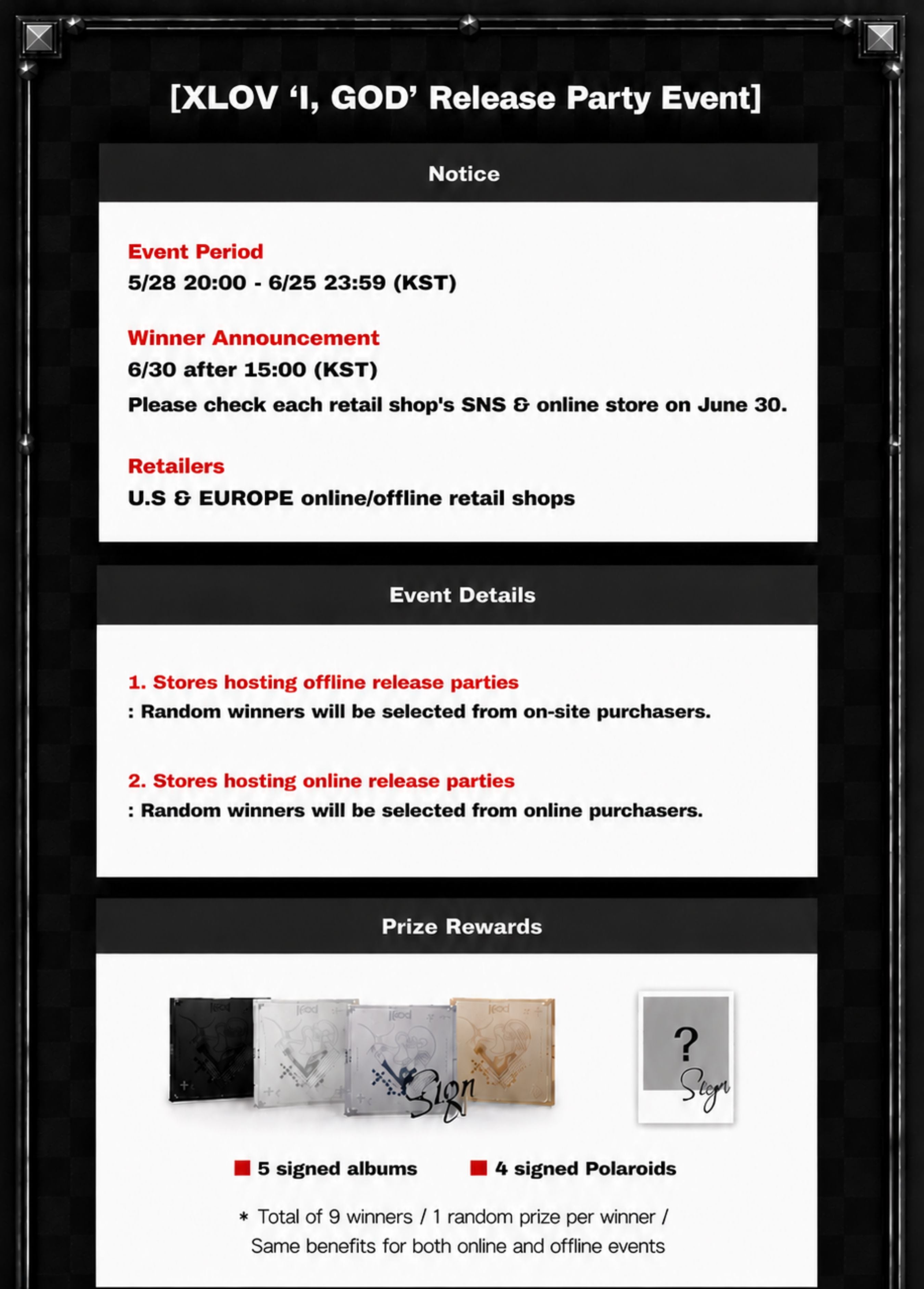 XLOV - I,GOD + Nolae Gift LAUNCH EVENT Nolae