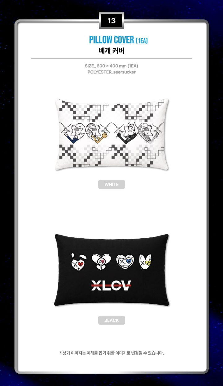XLOV - PILLOW COVER (2026 ASIA TOUR 'SERVING-X' OFFICIAL CONCERT MD) Nolae