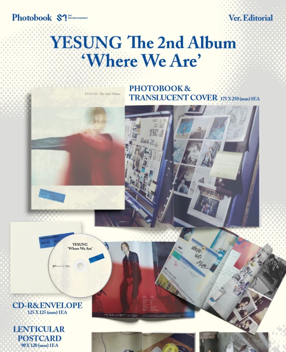 YESUNG (SUPER JUNIOR) - WHERE WE ARE (PHOTOBOOK VER.) Nolae
