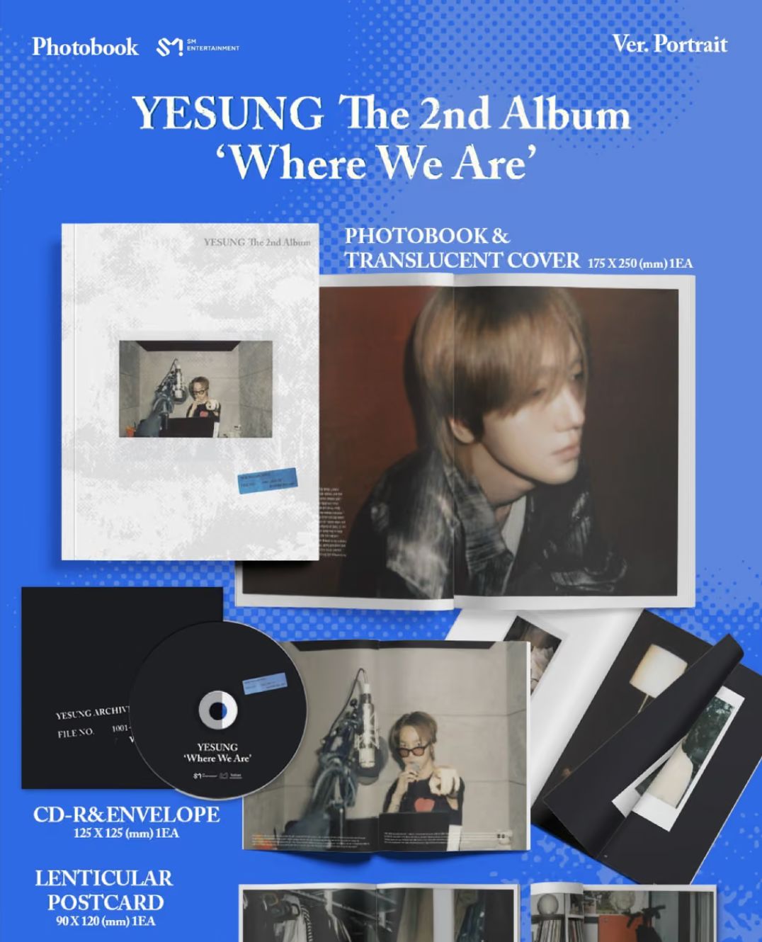YESUNG (SUPER JUNIOR) - WHERE WE ARE (PHOTOBOOK VER.) + SM Gift Nolae