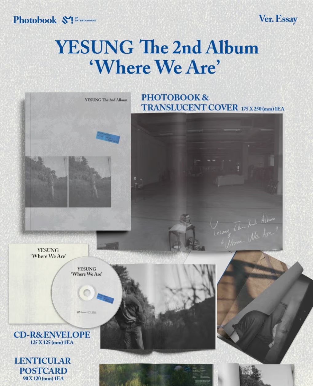 YESUNG (SUPER JUNIOR) - WHERE WE ARE SET + Apple Music Gift Nolae