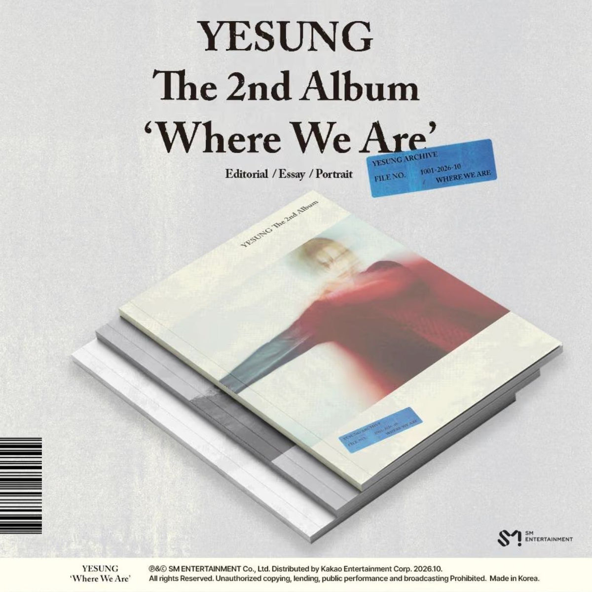 YESUNG (SUPER JUNIOR) - WHERE WE ARE SET + Apple Music Gift Nolae