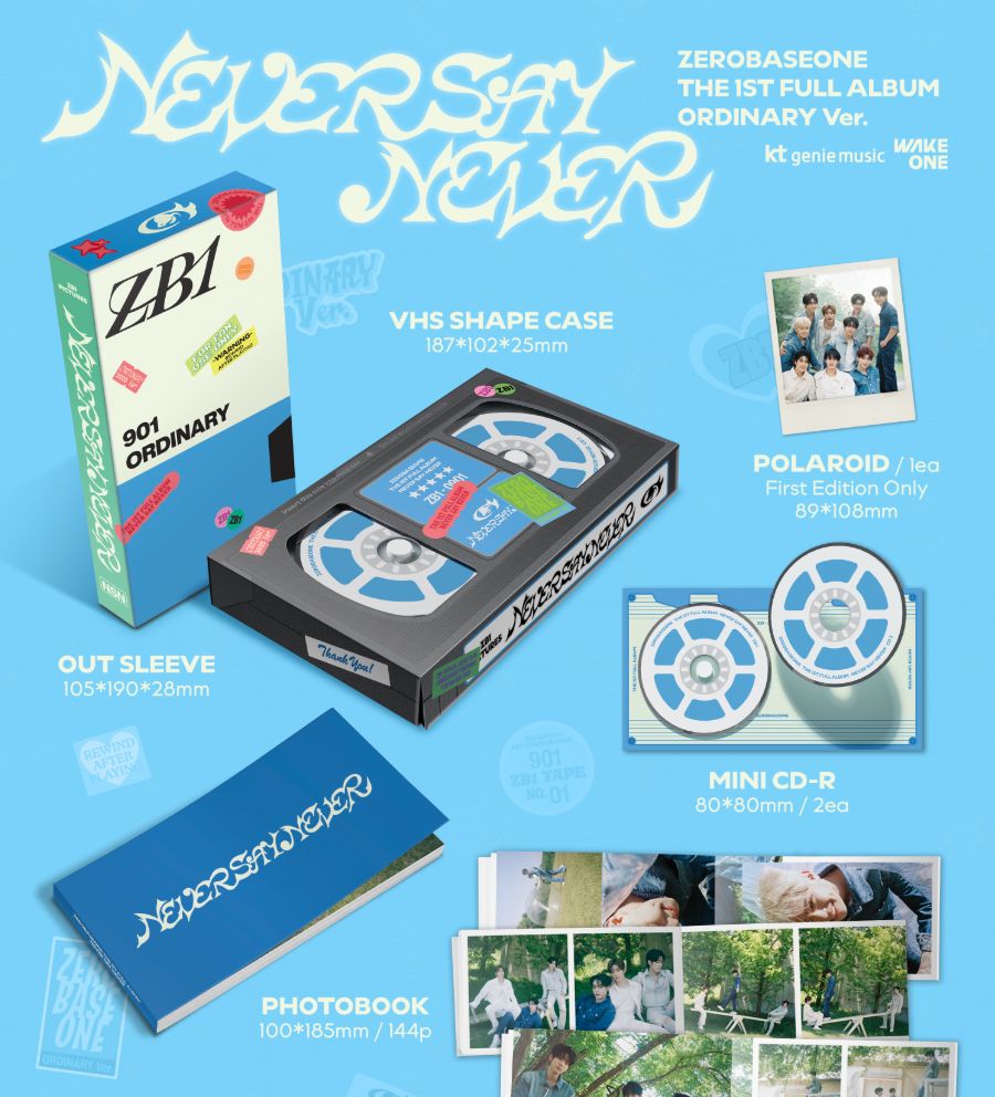 ZB1 - NEVER SAY NEVER (PHOTOBOOK VER.) + Soundwave Photocard Nolae