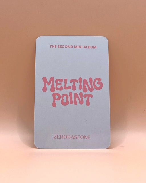 ZEROBASEONE (ZB1) - MELTING POINT (2nd Mini ALBUM) - Apple Music POB Photocard Nolae